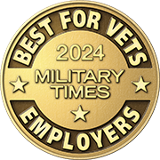 Best for Vets Employers 2024 – Military Times gold badge