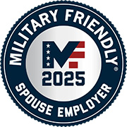 2025_MSFE_Designated_Seal_180x180 2025 Military Friendly Spouse Employer badge