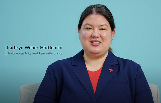 Profile image of Kathryn Weber-Hottleman, Senior Accessibility Lead, Personal Insurance