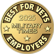2025_BFV_EMPLOYERS_180x180 Best for Vets Employers 2025 – Military Times gold badge